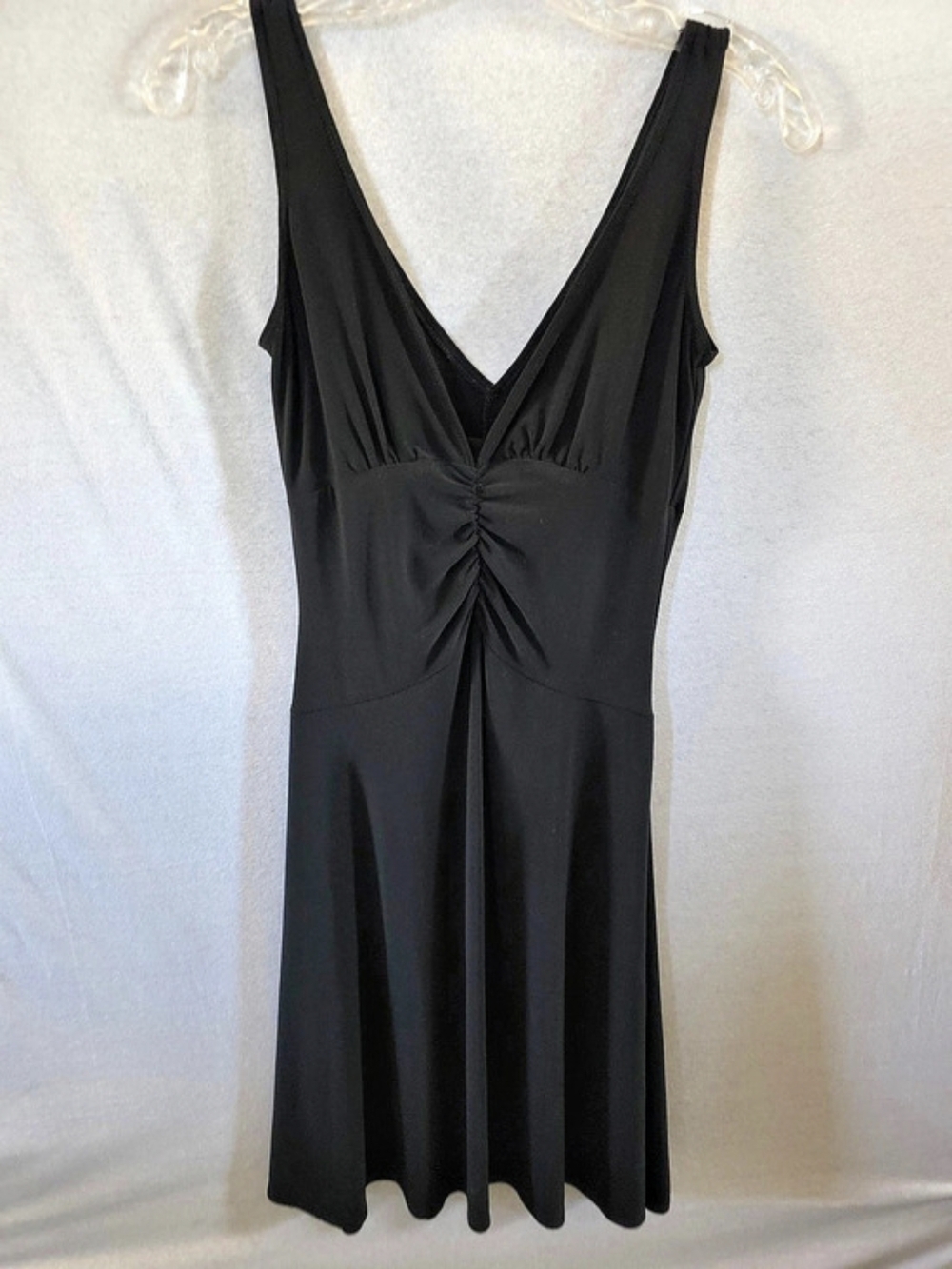B. SMART Women's Ruched Maxi Dress in Black
